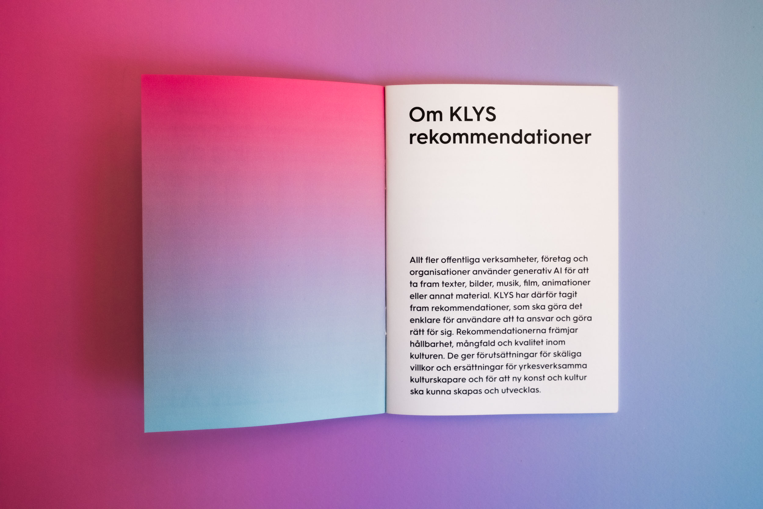 KLYS AI-rekommendationer